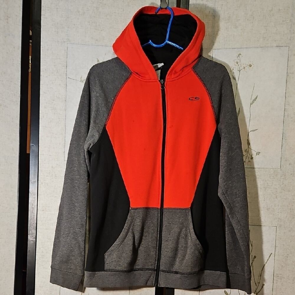 Champion Red and Gray Kids Hoodie